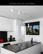 TRACK Starter kit - 1-phase Rail system / Track lighting - 2 metres - White