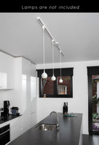 TRACK Starter kit - 1-phase Rail system / Track lighting - 2 metres - White