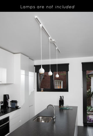TRACK Starter kit - 1-phase Rail system / Track lighting - 2 metres - White