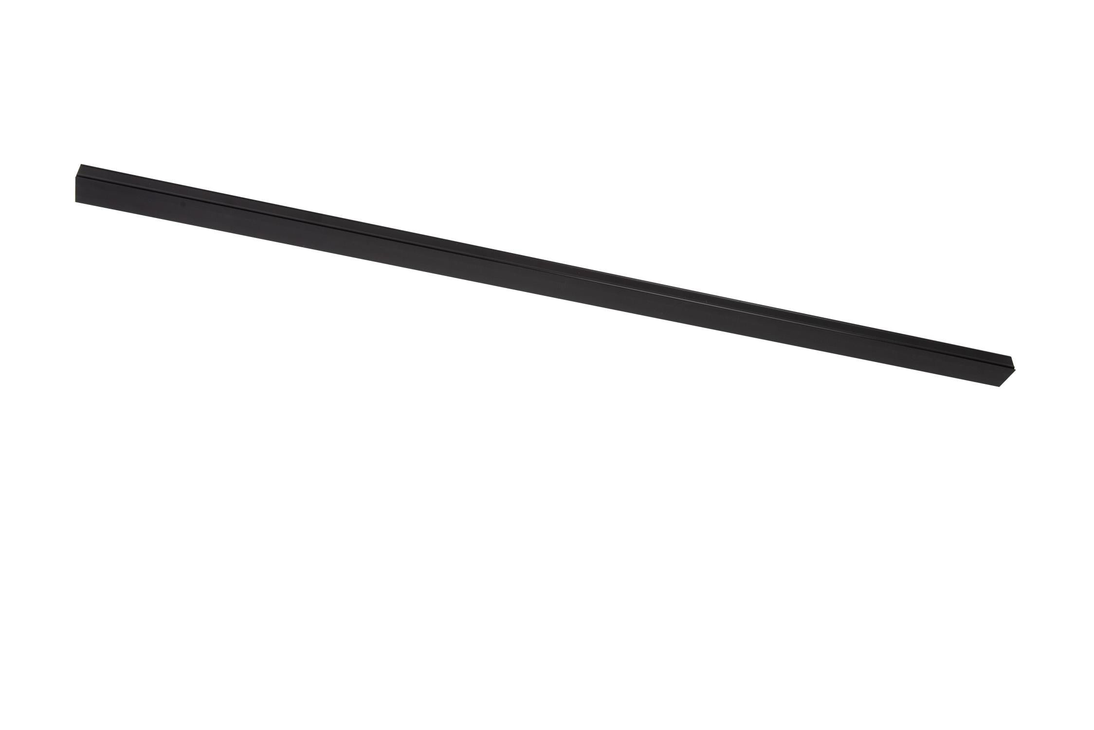 TRACK Surface-mounted rail - 1-phase Rail system / Track lighting - 1 metre- Black (Extension)