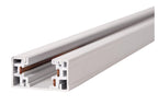 TRACK Rail en applique - Système de rail monophasé / Éclairage sur rail - 1 mètre- Blanc (Extension)