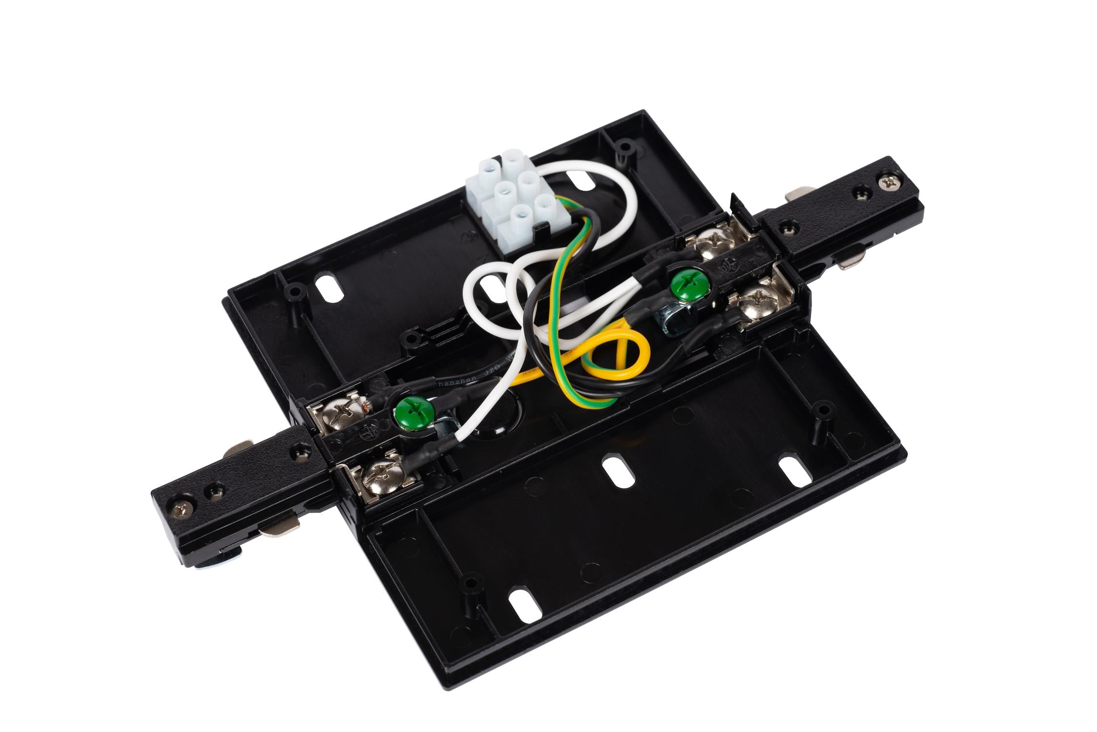 TRACK Power feed - 1-phase Rail system / Track lighting - Single/Double - Black (Extension)