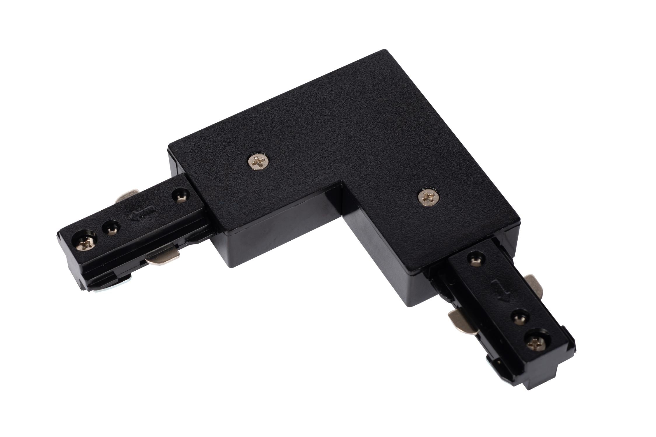 TRACK L-connector - 1-phase Rail system / Track lighting - Left - Black (Extension)