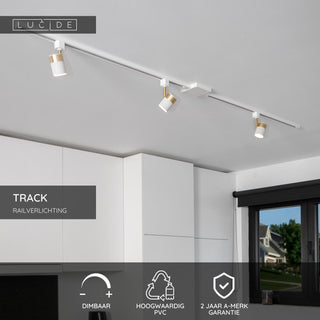 TRACK L-connector - 1-phase Rail system / Track lighting - Left -White (Extension)