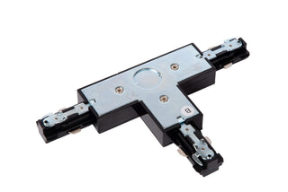TRACK T-koppelstuk  B - 1-fase Railsysteem / Railverlichting - Zwart (Uitbreiding)