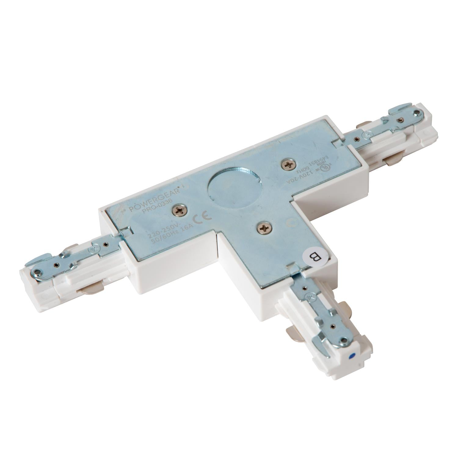 TRACK T-connector  B - 1-phase Rail system / Track lighting - White (Extension)