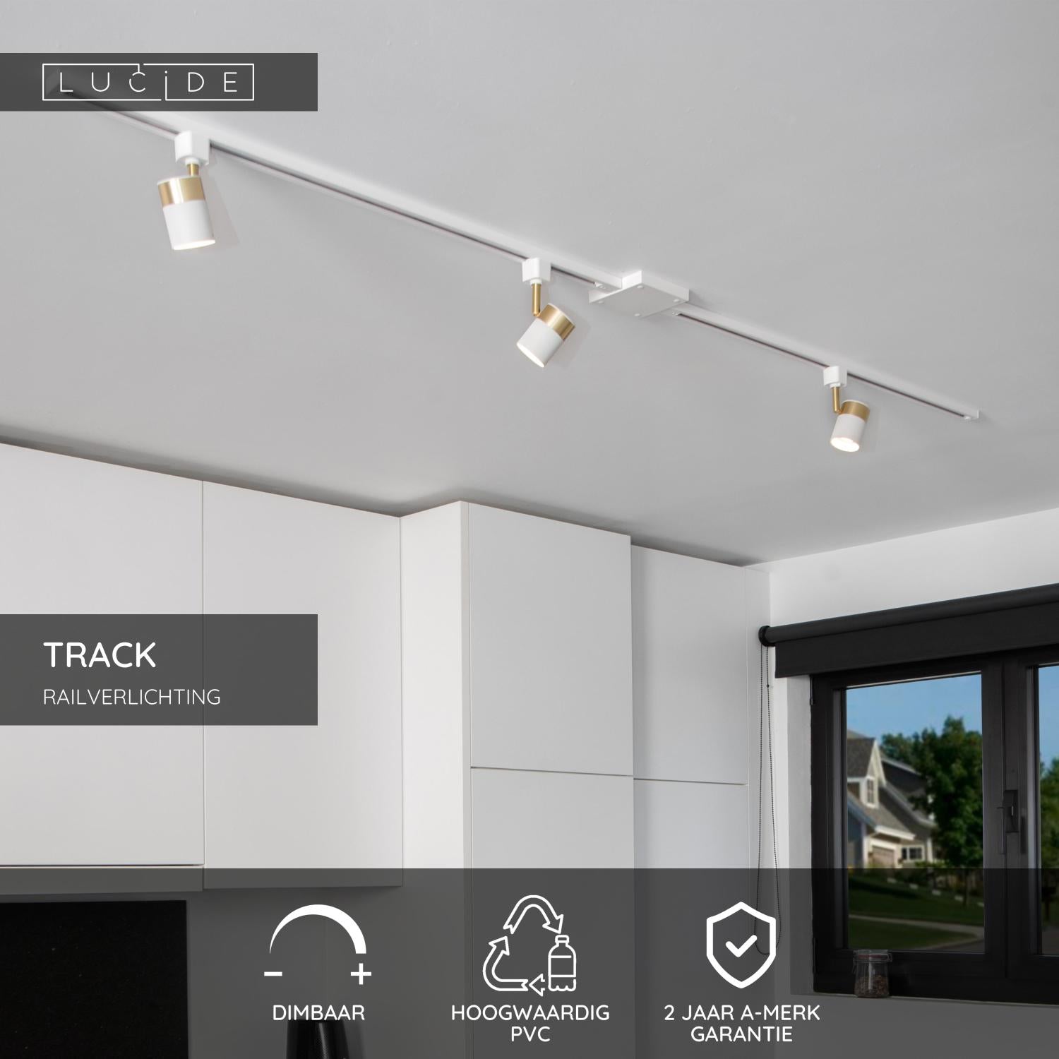 TRACK T-connector  B - 1-phase Rail system / Track lighting - White (Extension)