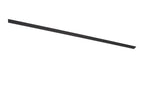 TRACK Afdekplaat/cover- 1-fase Railsysteem / Railverlichting - 2 meter - Zwart (Uitbreiding)