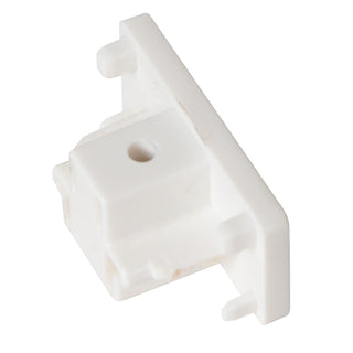TRACK End cap - 1-phase Rail system / Track lighting - Set of 2 - White (Extension)