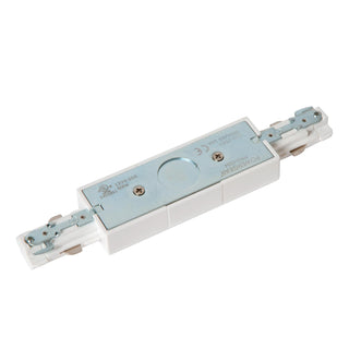 TRACK Power feed - 1-phase Rail system / Track lighting - Double - Black (Extension)