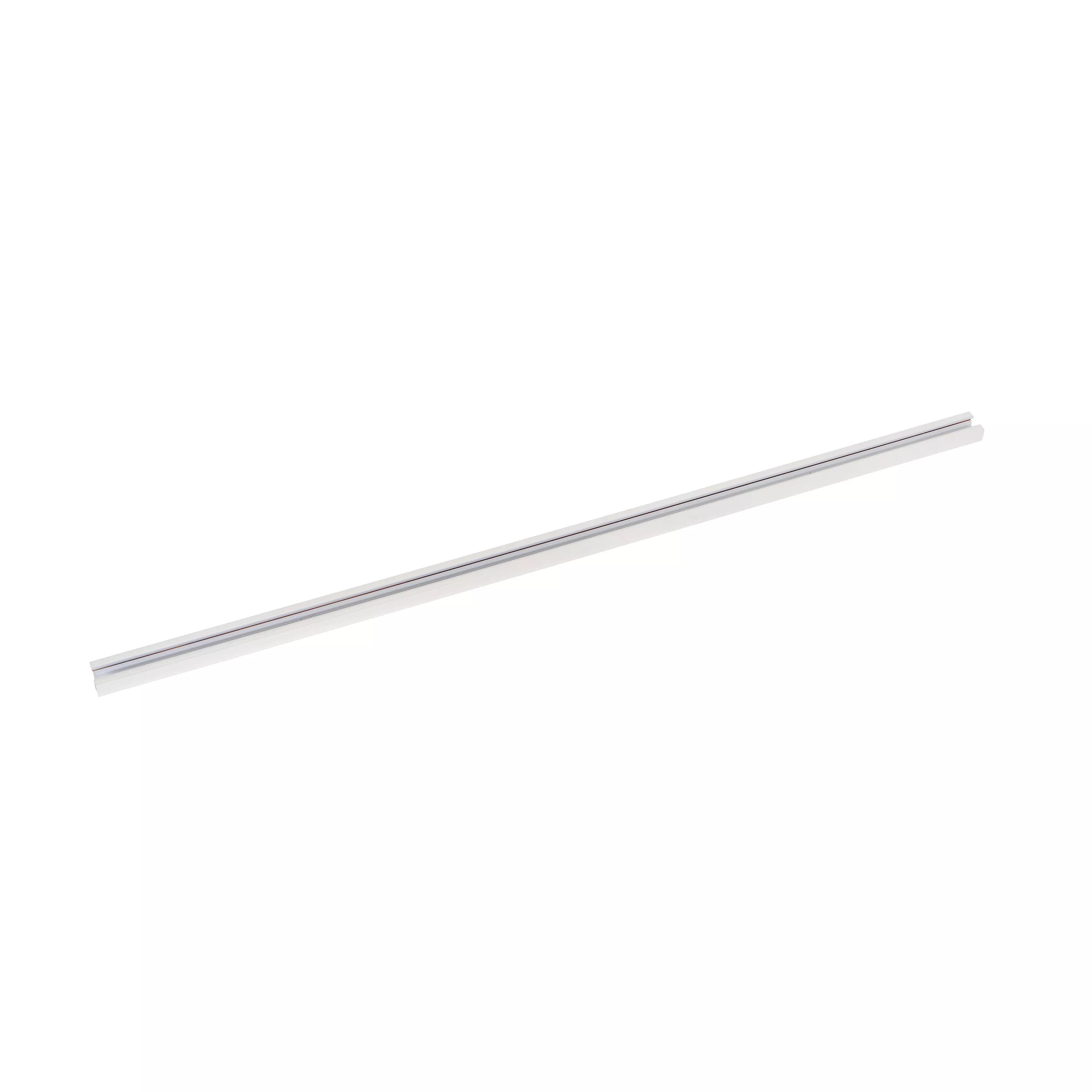 TRACK Surface-mounted rail - 1-phase Rail system / Track lighting - 2 metres- White (Extension)