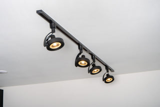 TRACK DORIAN Railspot - 1-fase Railsysteem / Railverlichting - 1xES111 - Zwart (Uitbreiding)