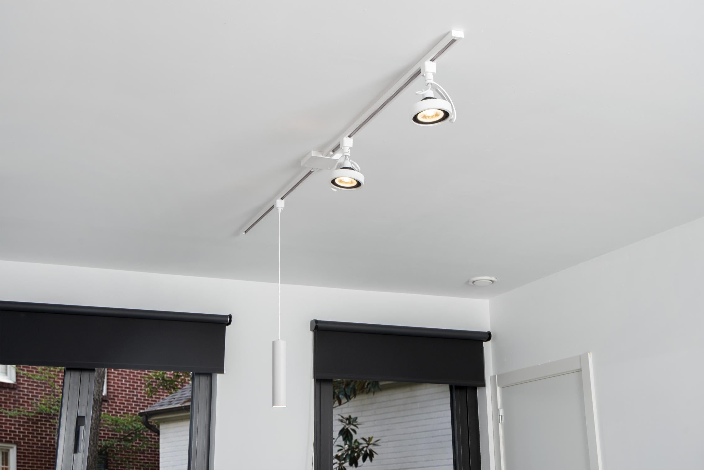 TRACK DORIAN Rail spot - 1-phase Rail system / Track lighting - 1xES111 - White (Extension)