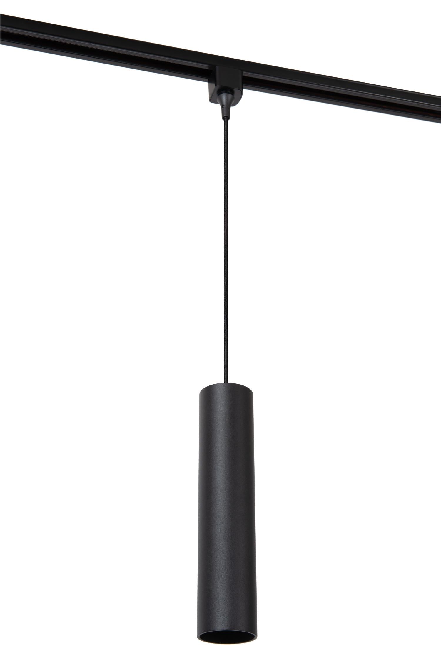 TRACK FLORIS Pendant light - 1-phase Rail system / Track lighting - 1xGU10 - Black (Extension)