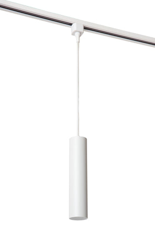 TRACK FLORIS Hanglamp - 1-fase Railsysteem / Railverlichting - 1xGU10 - Wit (Uitbreiding)