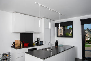 TRACK FLORIS Hanglamp - 1-fase Railsysteem / Railverlichting - 1xGU10 - Wit (Uitbreiding)