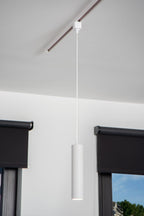 TRACK FLORIS Hanglamp - 1-fase Railsysteem / Railverlichting - 1xGU10 - Wit (Uitbreiding)
