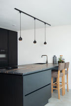 TRACK FAVORI Pendant light - 1-phase Rail system / Track lighting - 1xGU10 - Black (Extension)
