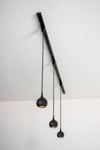 TRACK FAVORI Pendant light - 1-phase Rail system / Track lighting - 1xGU10 - Black (Extension)