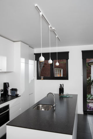 TRACK FAVORI Pendant light - 1-phase Rail system / Track lighting - 1xGU10 - White (Extension)