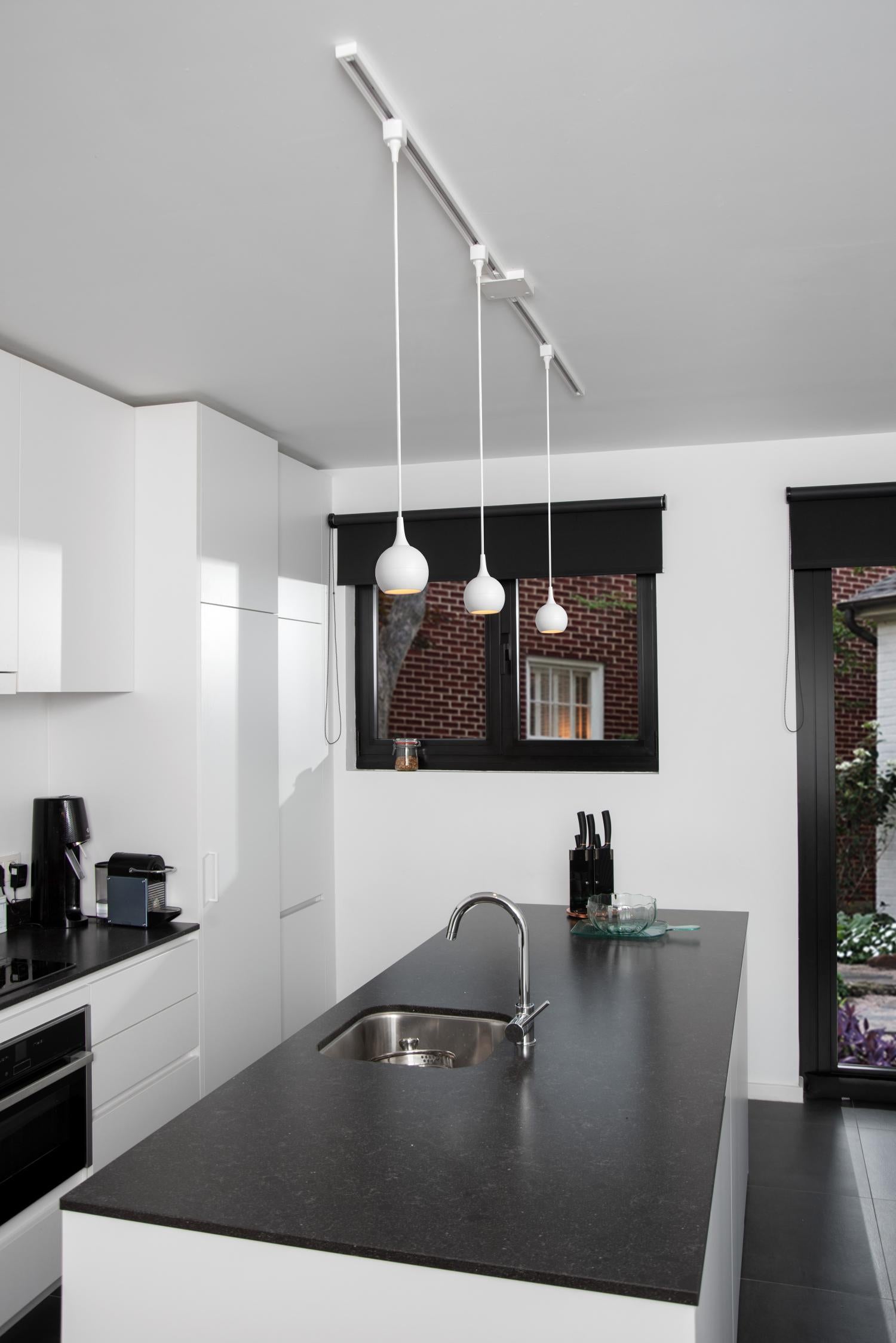 TRACK FAVORI Pendant light - 1-phase Rail system / Track lighting - 1xGU10 - White (Extension)