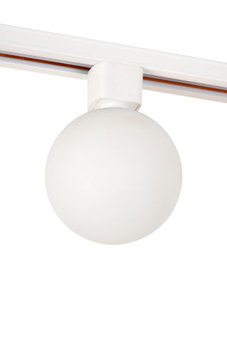 TRACK TYCHO- Railspot - 1-fase Railsysteem / Railverlichting - 1xG9 - Opaal (Uitbreiding)