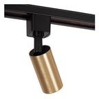 TRACK RITMO Rail spot - 1-phase Rail system / Track lighting - 1xGU10-MR11 - Matt Gold / Brass (Extension)