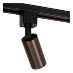 TRACK RITMO Railspot - 1-fase Railsysteem / Railverlichting - 1xGU10-MR11 - Koffie (Uitbreiding)