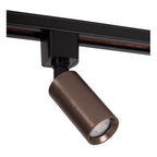 TRACK RITMO Railspot - 1-fase Railsysteem / Railverlichting - 1xGU10-MR11 - Koffie (Uitbreiding)