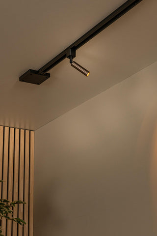 TRACK KEONI Railspot - 1-fase Railsysteem / Railverlichting - 1xG9 - Koffie
