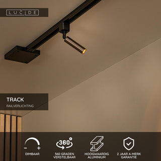 TRACK KEONI Railspot - 1-fase Railsysteem / Railverlichting - 1xG9 - Koffie