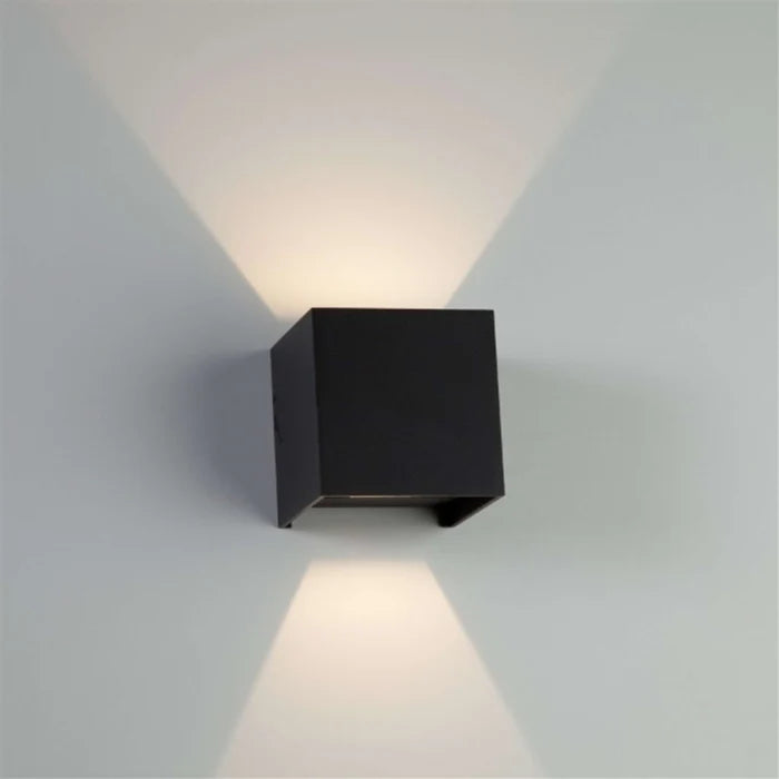 Zenith up-down wandlamp zwart 3000K IP54