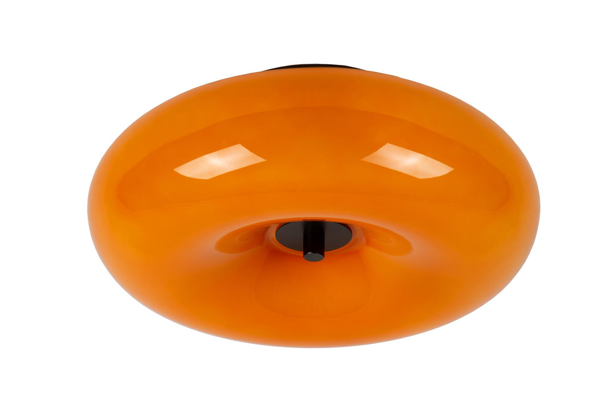 Lucide - SENTINO - Plafonnière - Ø 30 cm - 3xG9 - Oranje - IP20