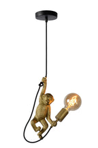 EXTRAVAGANZA CHIMP - Hanglamp - Ø 17,6 cm - 1xE27 - Zwart