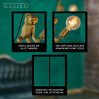 EXTRAVAGANZA CHIMP - Hanglamp - Ø 17,6 cm - 1xE27 - Zwart