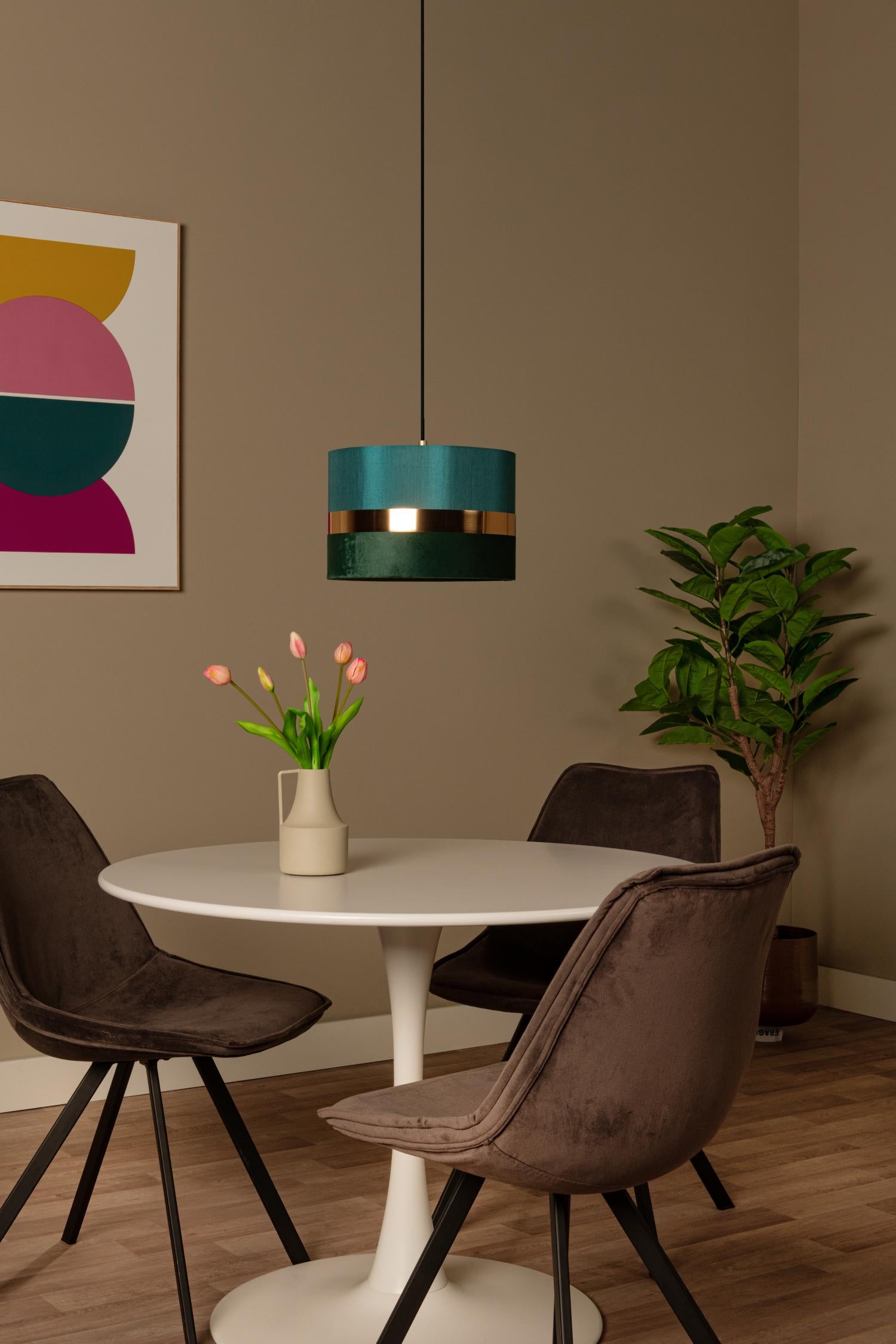 EXTRAVAGANZA TUSSE - Hanglamp - Ø 30 cm - 1xE27 - Groen