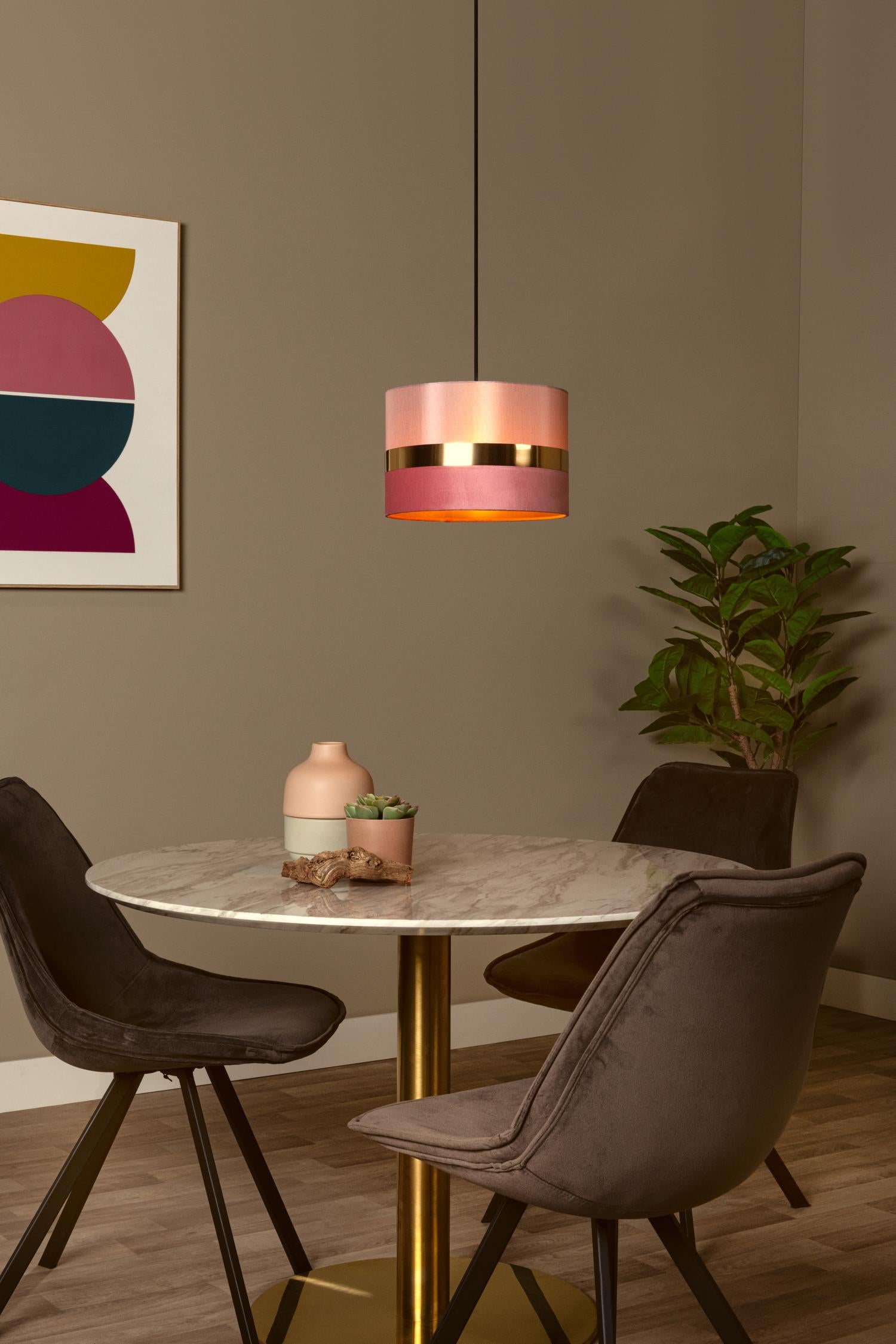EXTRAVAGANZA TUSSE - Hanglamp - Ø 30 cm - 1xE27 - Roze