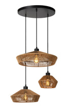 YUNKAI - Hanglamp - Ø 60 cm - 3xE27 - Naturel