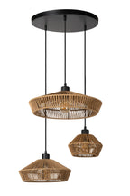 YUNKAI - Hanglamp - Ø 60 cm - 3xE27 - Naturel