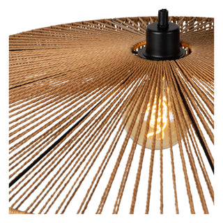 YUNKAI - Suspension - Ø 50 cm - 1xE27 - Naturel