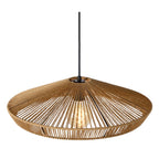 YUNKAI - Suspension - Ø 50 cm - 1xE27 - Naturel