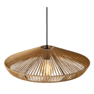 YUNKAI - Suspension - Ø 50 cm - 1xE27 - Naturel