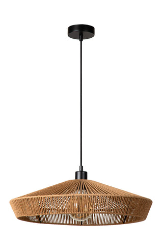 YUNKAI - Suspension - Ø 50 cm - 1xE27 - Naturel