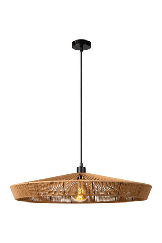 YUNKAI - Suspension - Ø 70 cm - 1xE27 - Naturel