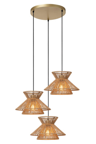 TASMAN - Suspension - 3xE27 - Naturel