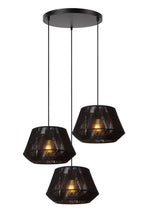 JESSICA - Suspension - Ø 35,5 cm - 3xE27 - Noir
