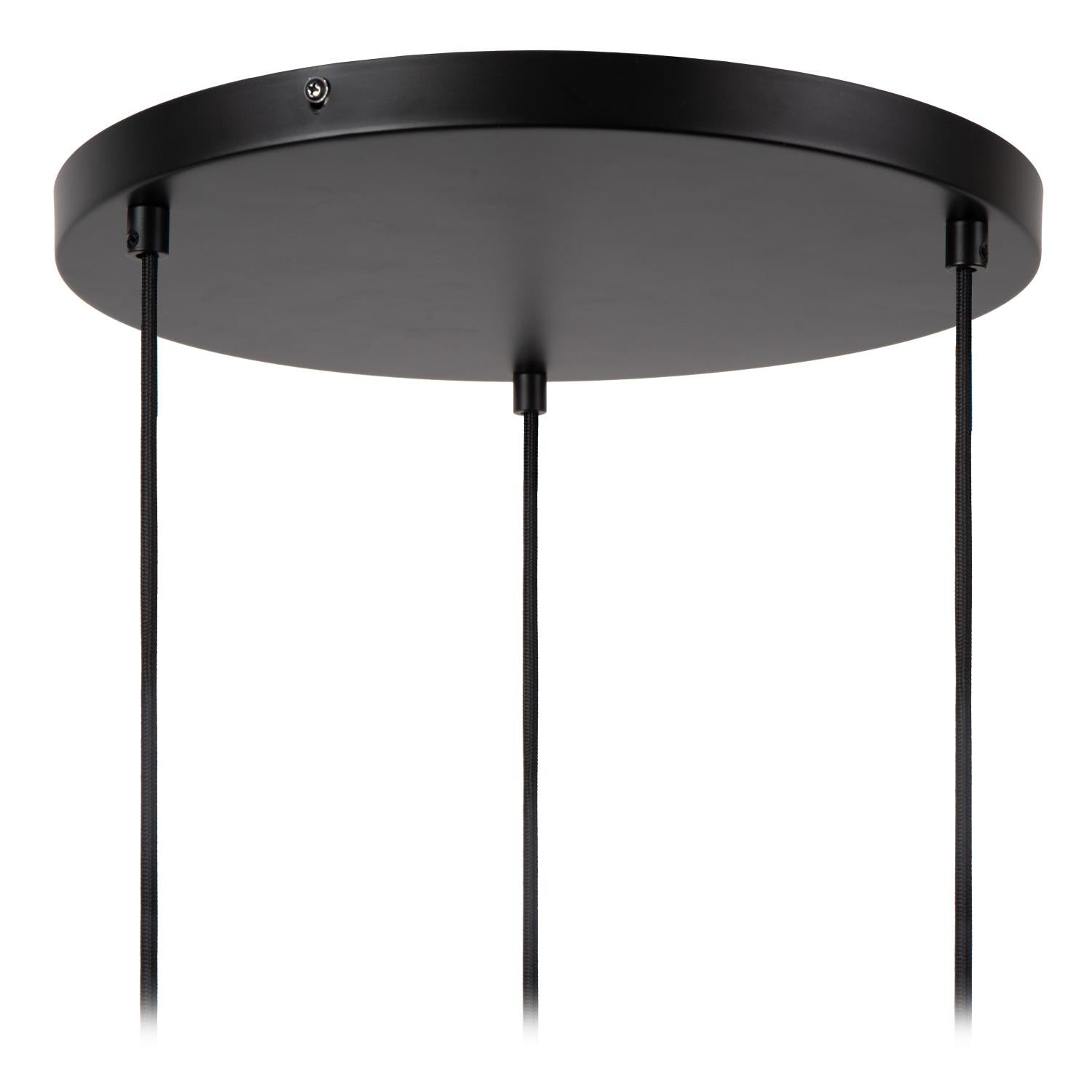 JESSICA - Suspension - Ø 35,5 cm - 3xE27 - Noir