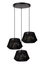 JESSICA - Suspension - Ø 35,5 cm - 3xE27 - Noir