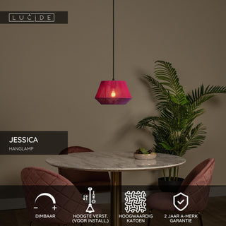 JESSICA - Suspension - Ø 30 cm - 1xE27 - Rose