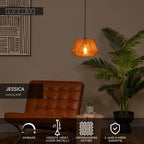 JESSICA - Pendant light - Ø 30 cm - 1xE27 - Terracotta